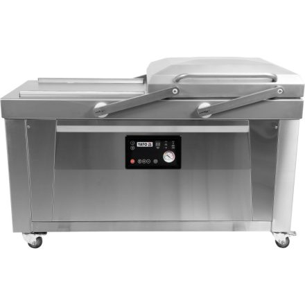 YATO YG-09307 GASTRO Dupla kamrás vákuumfóliázó gép 600 mm 2 x 750 W