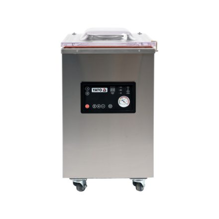 YATO YG-09310 GASTRO Vákuumkamrás vákuumfóliázó gép 420 mm 900 W görgős