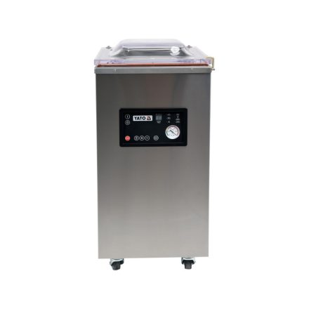 YATO YG-09311 GASTRO Vákuumkamrás vákuumfóliázó gép 400 mm 900 W görgős