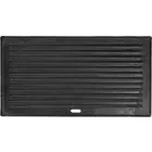 YATO YG-20020 Öntöttvas sütőlap gázgrillekhez, sima és barázdált felülettel 220x410mm