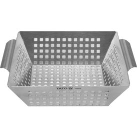 YATO YG-20140 GASTRO Grillkosár 260 x 220 x 70 mm inox