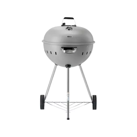 YATO YG-20301 Kerek faszenes BBQ és grillsütő fekete 540mm