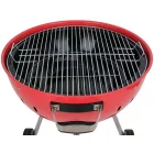 YATO YG-20304 Kerek faszenes BBQ és grillsütő piros 540mm