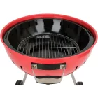 YATO YG-20304 Kerek faszenes BBQ és grillsütő piros 540mm