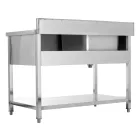 YATO YG-30903 Asztal egymedencés mosogatóval csepegtetőtálcával 1000 x 700mm