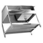 YATO YG-30903 Asztal egymedencés mosogatóval csepegtetőtálcával 1000 x 700mm