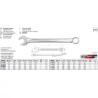 YATO YT-00762 Csillag-villáskulcs 38 mm / 460 mm CrV