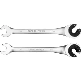 YATO YT-01333 Nyitott racsnis villáskulcs 11mm