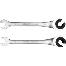 YATO YT-01334 Nyitott racsnis villáskulcs 12mm