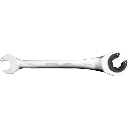 YATO YT-01336 Nyitott racsnis villáskulcs 14mm