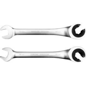 YATO YT-01338 Nyitott racsnis villáskulcs 16mm