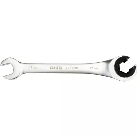 YATO YT-01339 Nyitott racsnis villáskulcs 17mm
