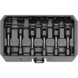   YATO YT-01440 Gépi fékcső-dugókulcs készlet 6 részes 3/8" 12-19 mm