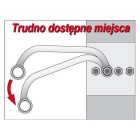 YATO YT-0171 Hajlított csillagkulcs 11 x 13 mm / 170 mm ipari CrV 6140