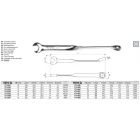 YATO YT-01855 Csavart csillag-villáskulcs 15 mm CrV