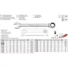 YATO YT-01908 Racsnis csillag-villáskulcs 8 mm / 141 mm 72T CrV