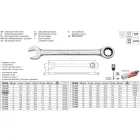 YATO YT-01909 Racsnis csillag-villáskulcs 9 mm / 151 mm 72T CrV