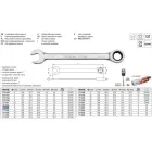 YATO YT-0193 Racsnis csillag-villáskulcs 12 mm / 170 mm 72T CrV