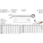 YATO YT-0197 Racsnis csillag-villáskulcs 16 mm / 210 mm 72T CrV