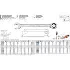 YATO YT-0198 Racsnis csillag-villáskulcs 17 mm / 225 mm 72T CrV