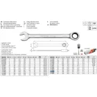 YATO YT-0205 Racsnis csillag-villáskulcs 30 mm / 400 mm 72T CrV