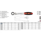 YATO YT-02370 Racsnis csillagkulcs 8 mm / 140 mm CrV