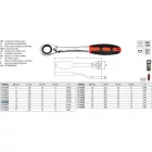 YATO YT-02376 Racsnis csillagkulcs 14 mm / 195 mm CrV