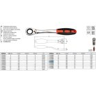 YATO YT-02384 Racsnis csillagkulcs 22 mm / 250 mm CrV
