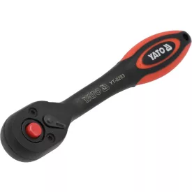   YATO YT-0293 Racsnis hajtószár 1/4" 144 mm 72T hajlított szár CrV