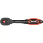 YATO YT-0293 Racsnis hajtószár 1/4" 144 mm 72T hajlított szár CrV