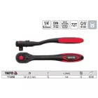 YATO YT-0293 Racsnis hajtószár 1/4" 144 mm 72T hajlított szár CrV