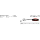 YATO YT-0322 Racsnis hajtószár 1/4" 148 mm 72T CrV