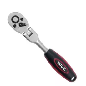   YATO YT-0327 Racsnis hajtószár 1/2" 290 mm 72T csuklós ±90° egyenes szár CrV