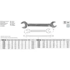 YATO YT-0367 Villáskulcs 6 x 7 mm / 120 mm CrV