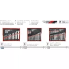 YATO YT-0362 Csillag-villáskulcs készlet 12 részes 8-24 mm CrV