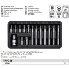 YATO YT-0411 Torx bit készlet 15 részes 1/2