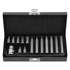 YATO YT-0417 Torx készlet 15 részes tamperproof T20-T55 L=30 mm, L=75 mm 1/2"