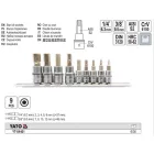 YATO YT-04401 Bit dugókulcs készlet 9 részes Imbusz 1/4