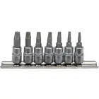 YATO YT-04581 Roncsolttorxcsavar kiszedő dugókulcs készlet torx csavarokhoz 7 részes 1/4 Col