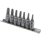 YATO YT-04581 Roncsolttorxcsavar kiszedő dugókulcs készlet torx csavarokhoz 7 részes 1/4 Col