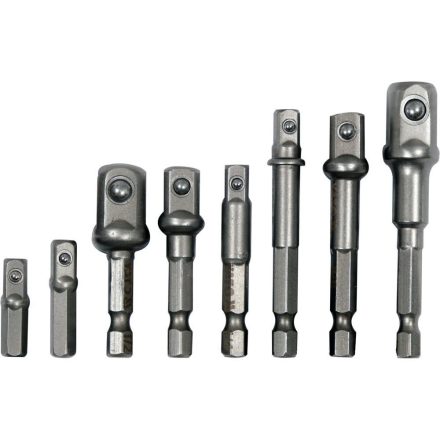 YATO YT-04639 Dugókulcs adapter készlet 8 részes 1/4