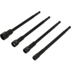 YATO YT-04642 Mágneses hatlapú csavarbehajtó készlet 4 részes 1/4col bitbefogással 150mm