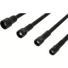 YATO YT-04642 Mágneses hatlapú csavarbehajtó készlet 4 részes 1/4col bitbefogással 150mm