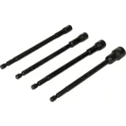 YATO YT-04642 Mágneses hatlapú csavarbehajtó készlet 4 részes 1/4col bitbefogással 150mm