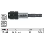 YATO YT-0468 Bithegy-tartó 60 mm 1/4" gyorszáras inox