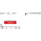 YATO YT-0476 Bithegy PH3 1/4" 25 mm 10 db/bl