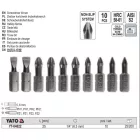 YATO YT-04822 Bithegy készlet 10 részes 25 mm