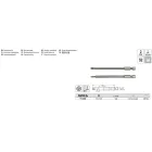 YATO YT-0490 Bithegy T10 + T25 1/4" 100 mm 2 db/bl.