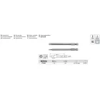 YATO YT-0494 Bithegy imbusz 3,0 + 5,0 mm 1/4" (2 db/cs)