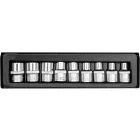YATO YT-0521 Dugókulcs készlet 9 részes külső Torx 1/2" E10-E24 CrV